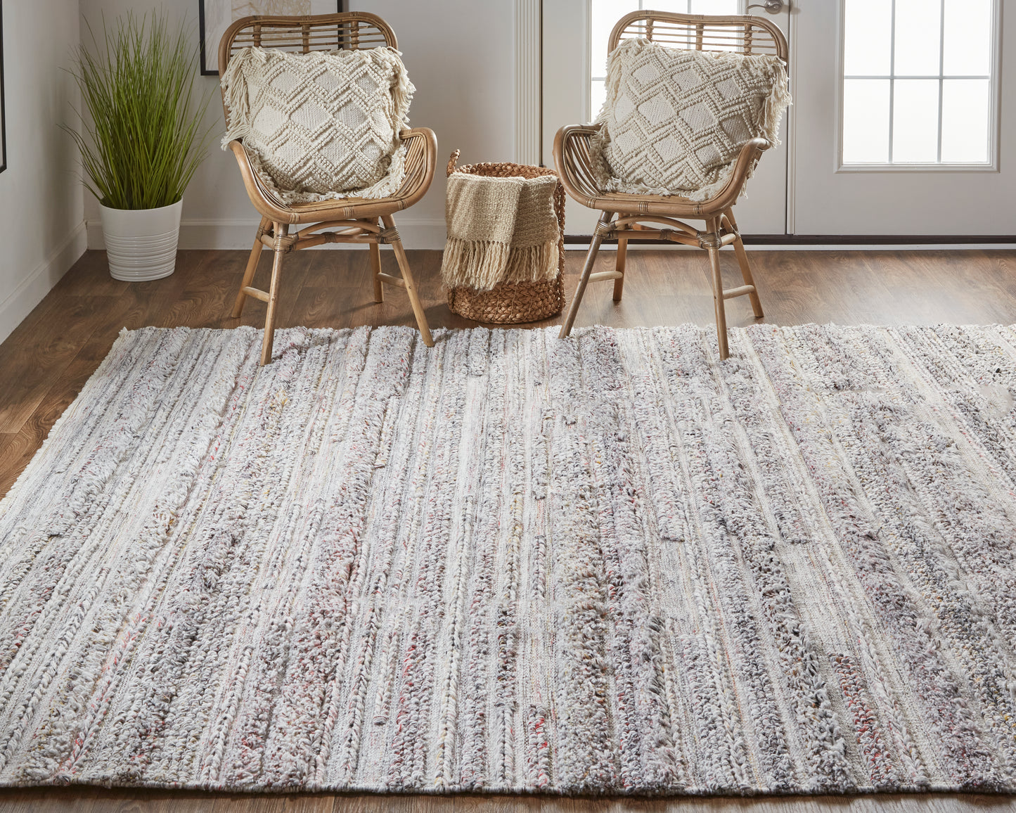 Alden 8637F Hand Woven Synthetic Blend Indoor Area Rug by Feizy Rugs