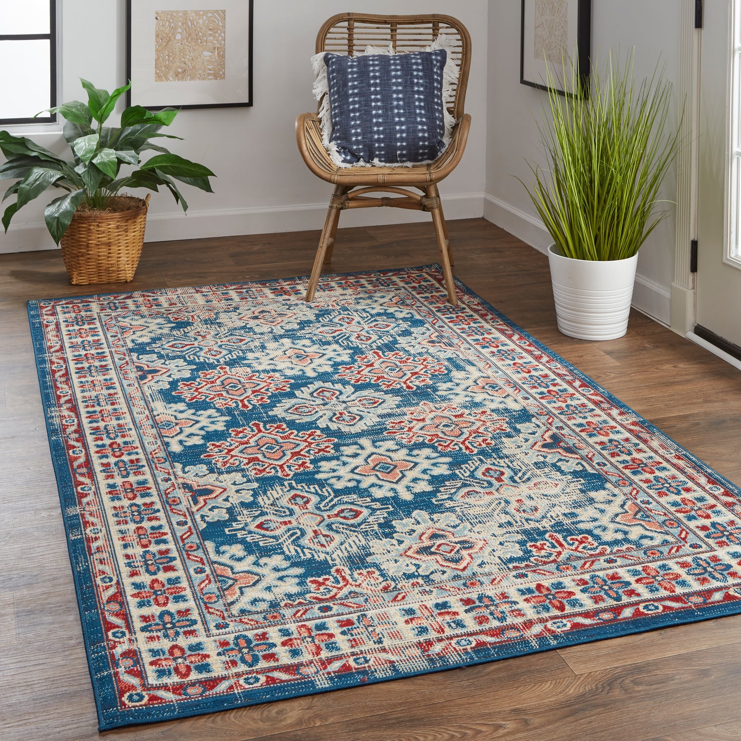 Nolan 39CAF Power Loomed Synthetic Blend Indoor Area Rug by Feizy Rugs