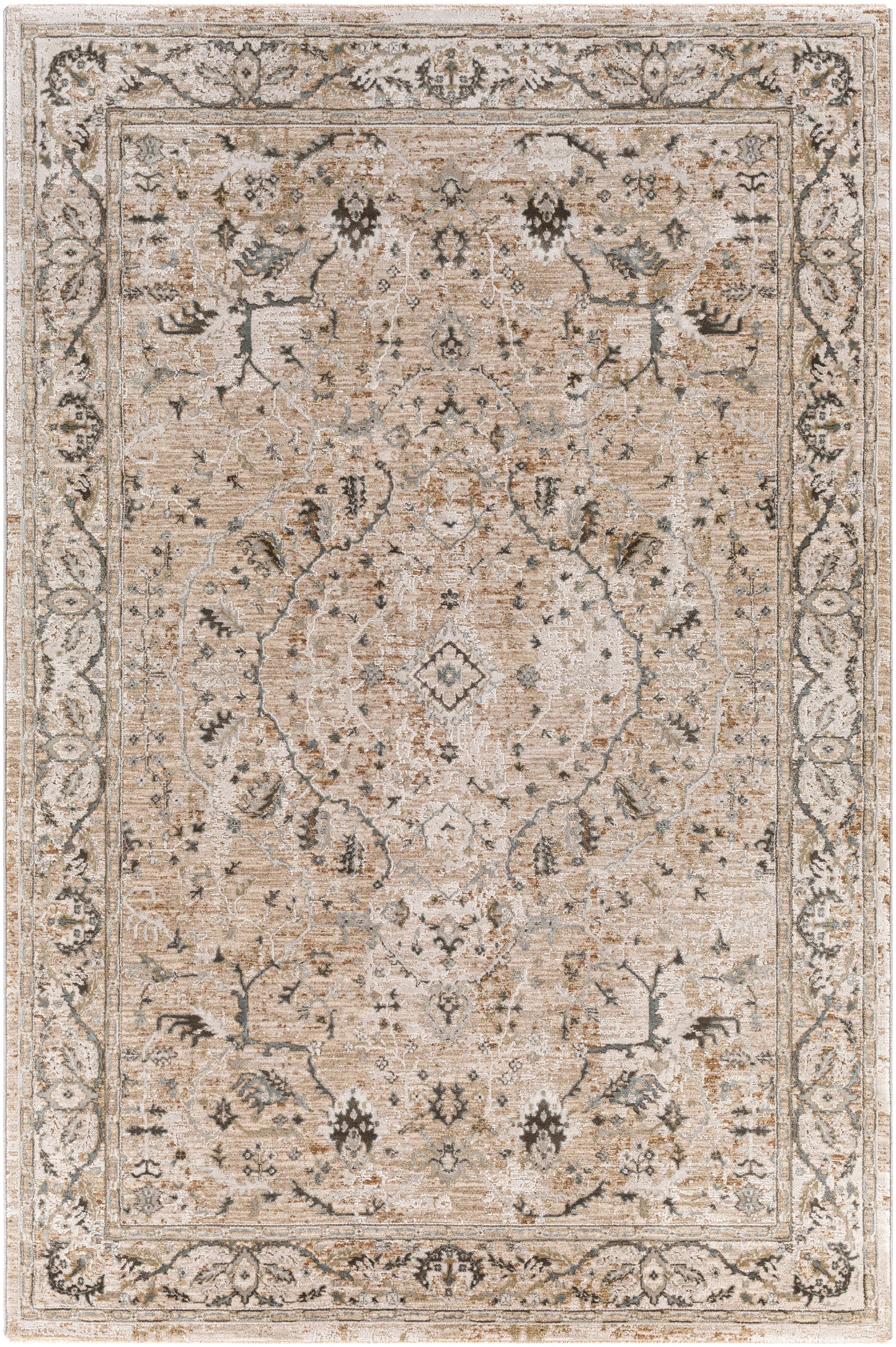 Brunswick 27345 Machine Woven Synthetic Blend Indoor Area Rug by Surya Rugs