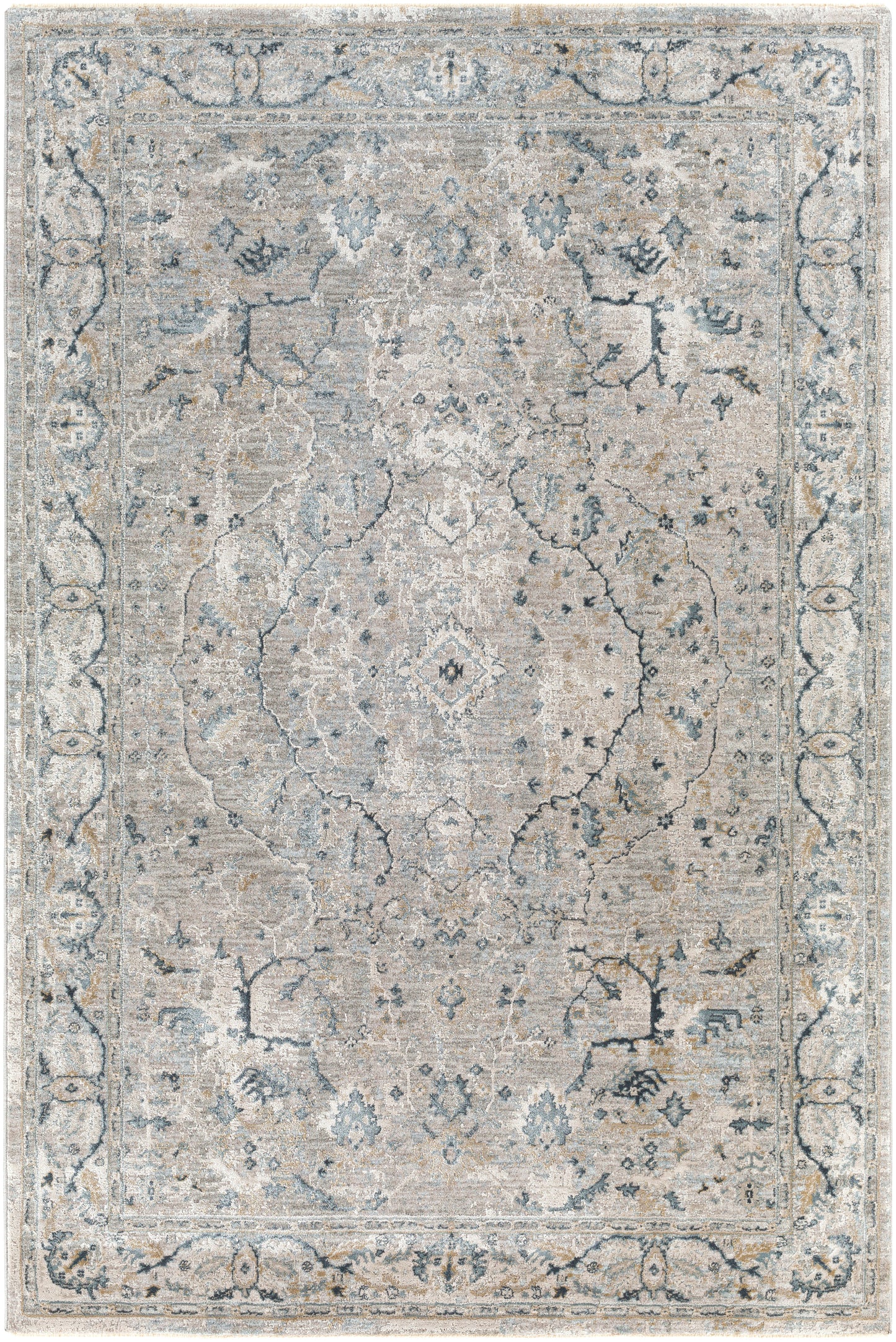 Brunswick 27345 Machine Woven Synthetic Blend Indoor Area Rug by Surya Rugs