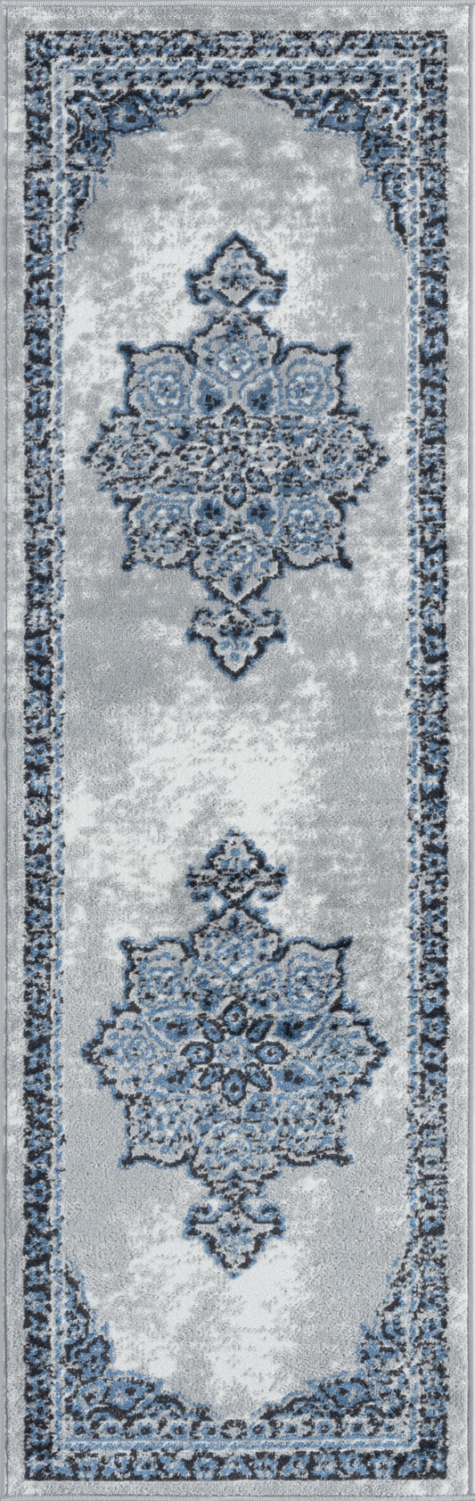 Wyatt-WYT14 Cut Pile Synthetic Blend Indoor Area Rug by Tayse Rugs