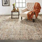 Caprio 3958F Machine Made Synthetic Blend Indoor Area Rug by Feizy Rugs
