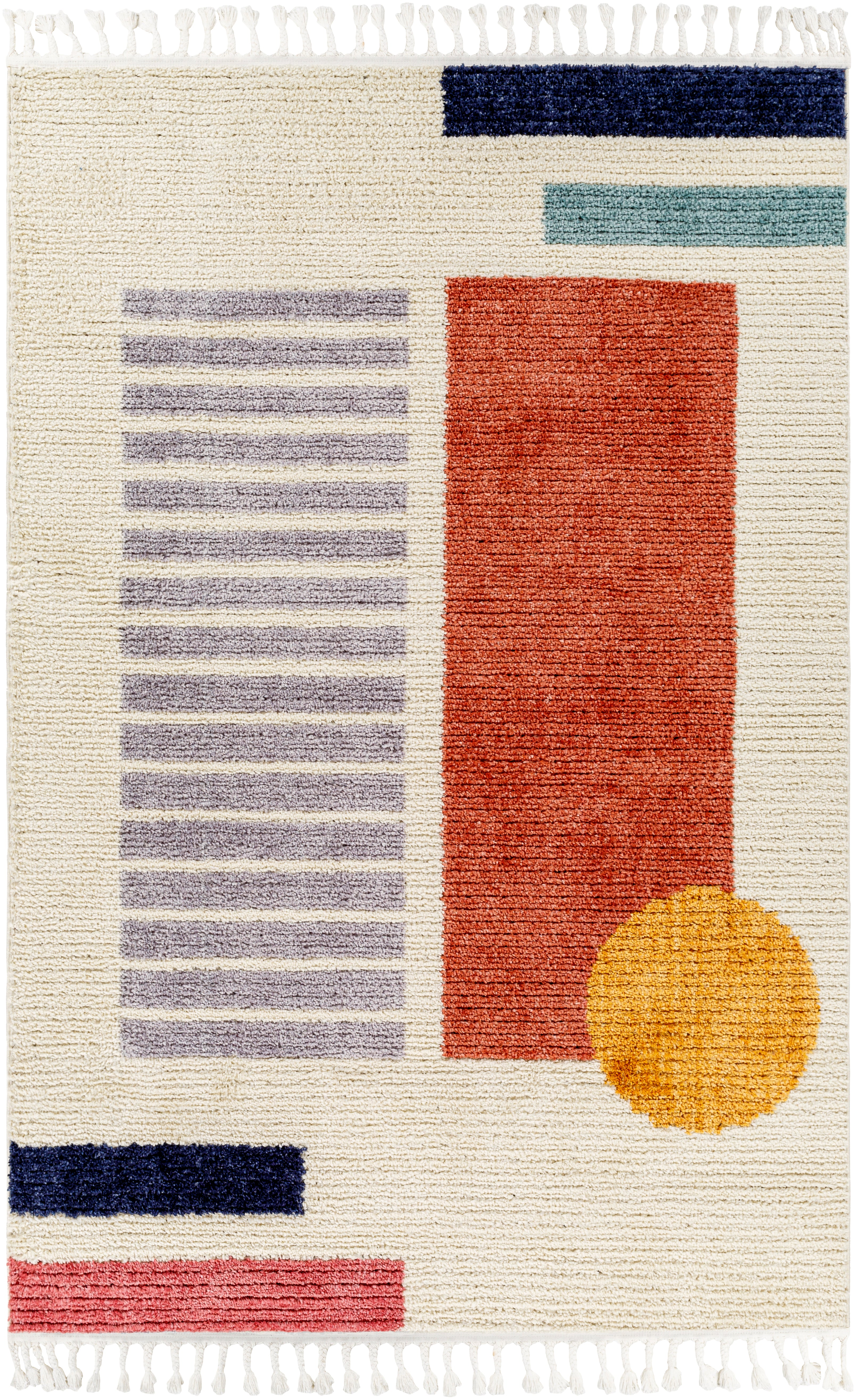 Casablanca shag 31639 Machine Woven Synthetic Blend Indoor Area Rug by ...