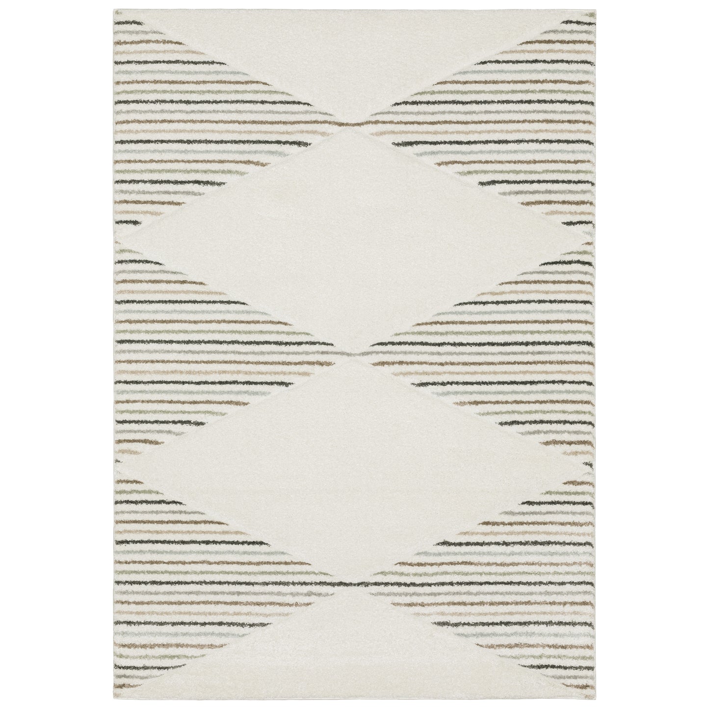 CAMBRIA Stripe Power-Loomed Synthetic Blend Indoor Area Rug by Oriental Weavers
