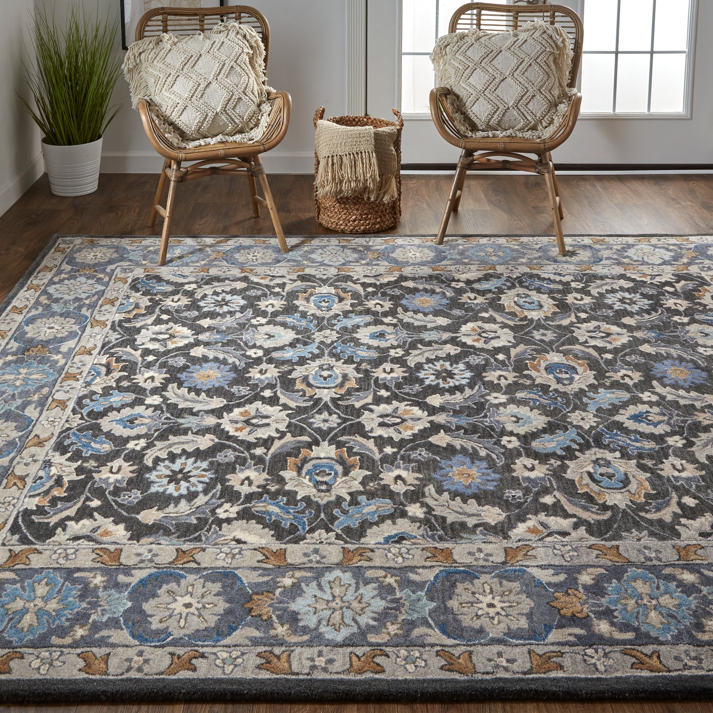 Rylan 8643F Hand Tufted Wool Indoor Area Rug by Feizy Rugs