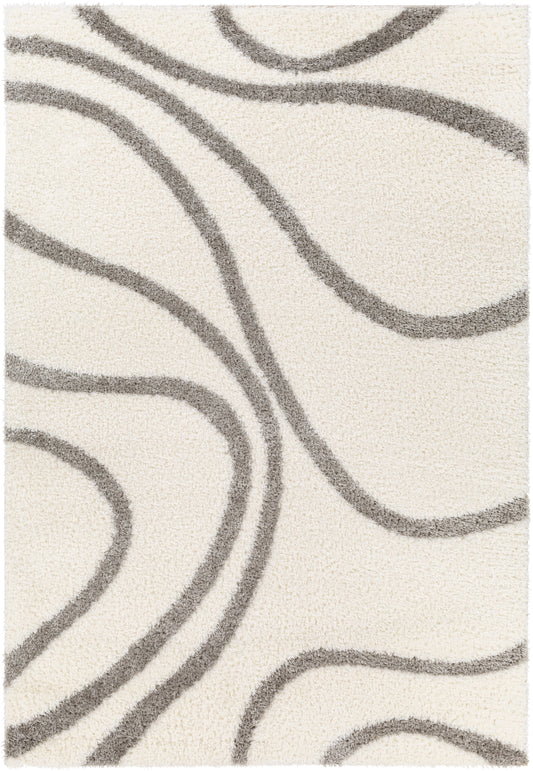 Cloudy shag 31224 Machine Woven Synthetic Blend Indoor Area Rug by Surya Rugs