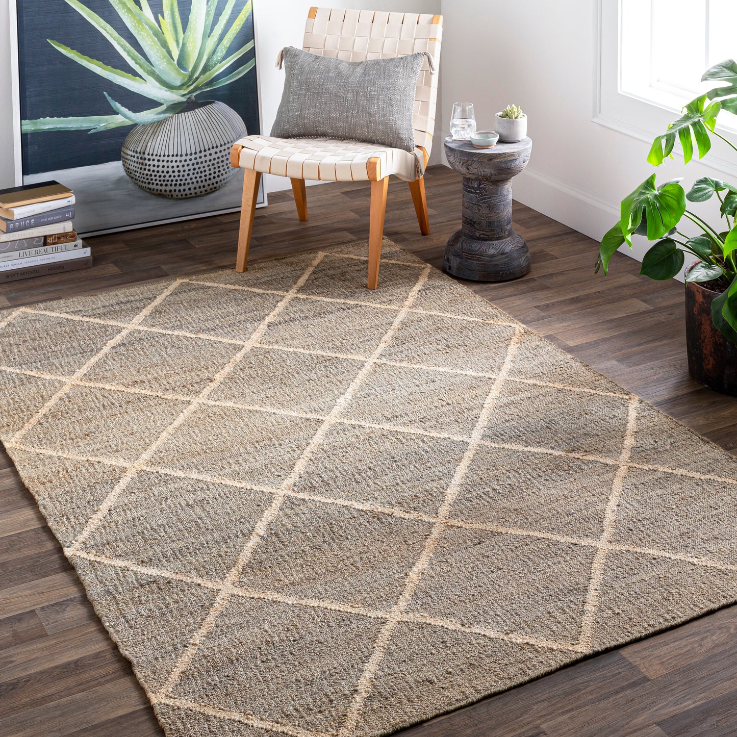 Cadence 25939 Hand Woven Jute Indoor Area Rug by Surya Rugs