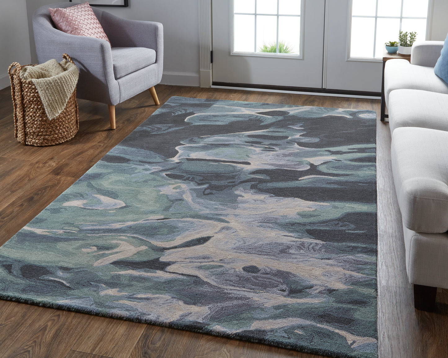 Amira 8635F Hand Tufted Wool Indoor Area Rug by Feizy Rugs