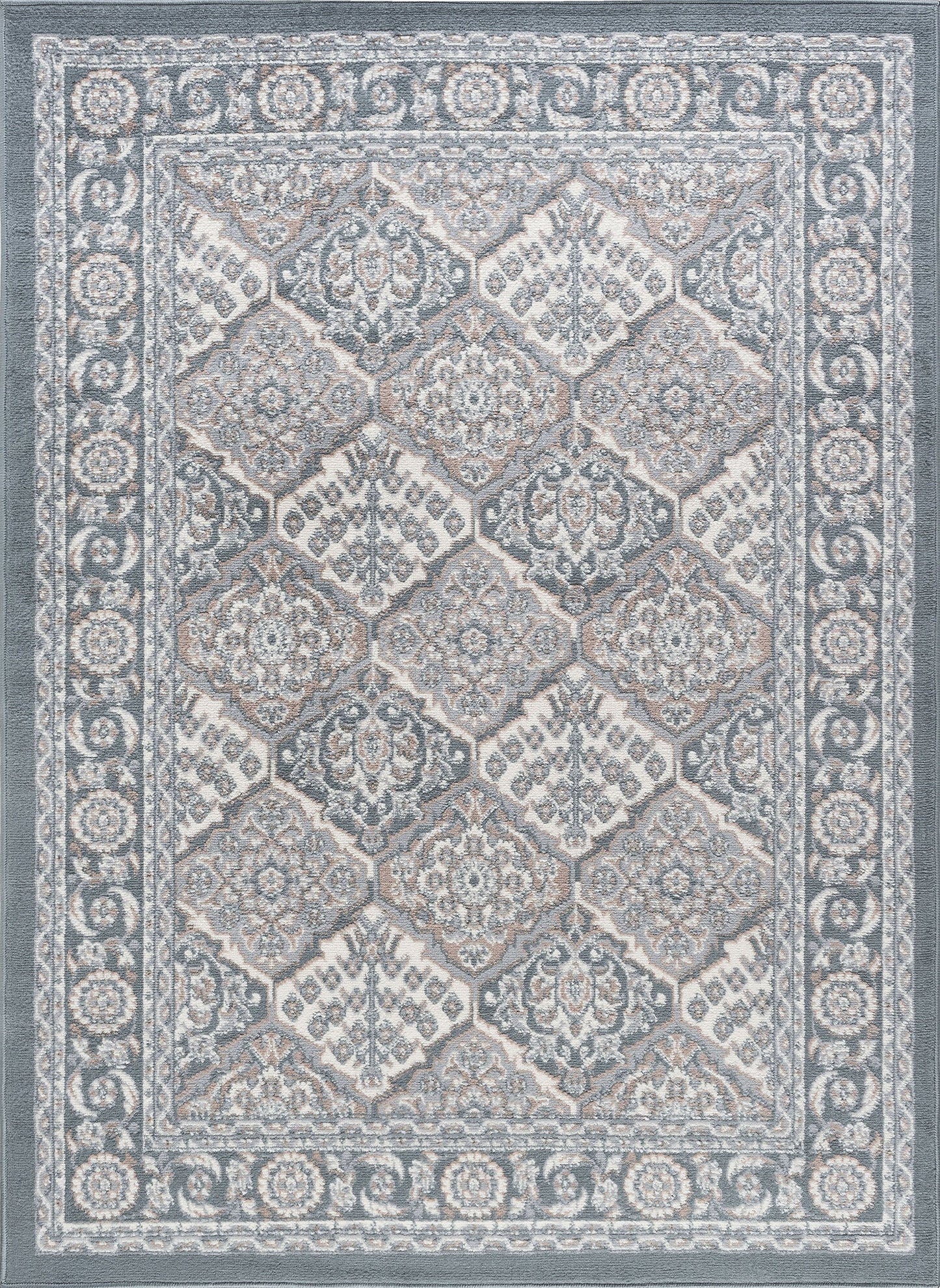 Hampton-HMP42 Cut Pile Synthetic Blend Indoor Area Rug by Tayse Rugs