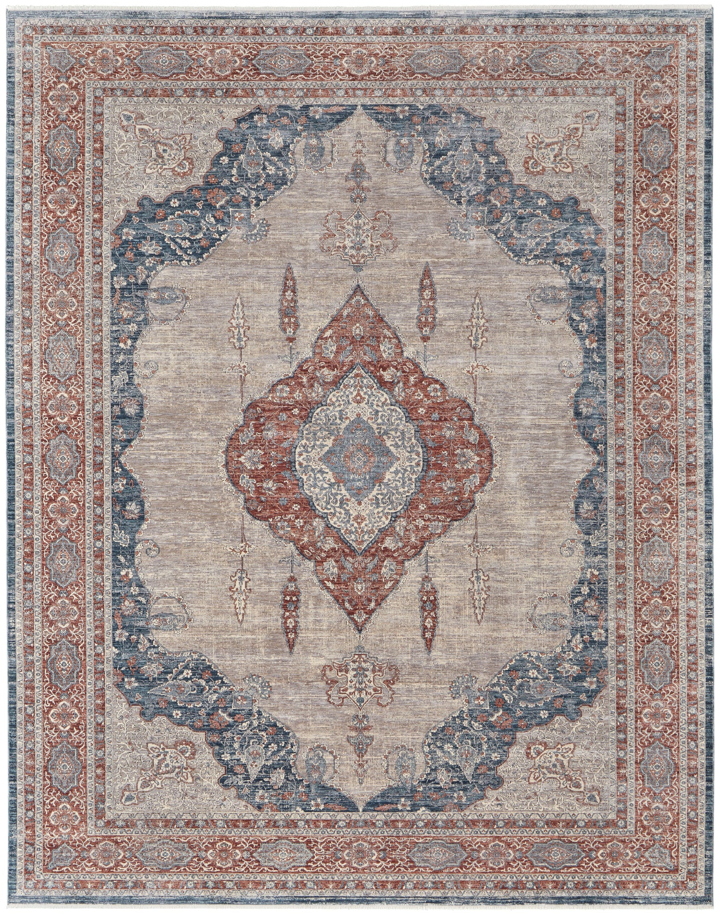 Marquette 39GRF Power Loomed Synthetic Blend Indoor Area Rug by Feizy Rugs