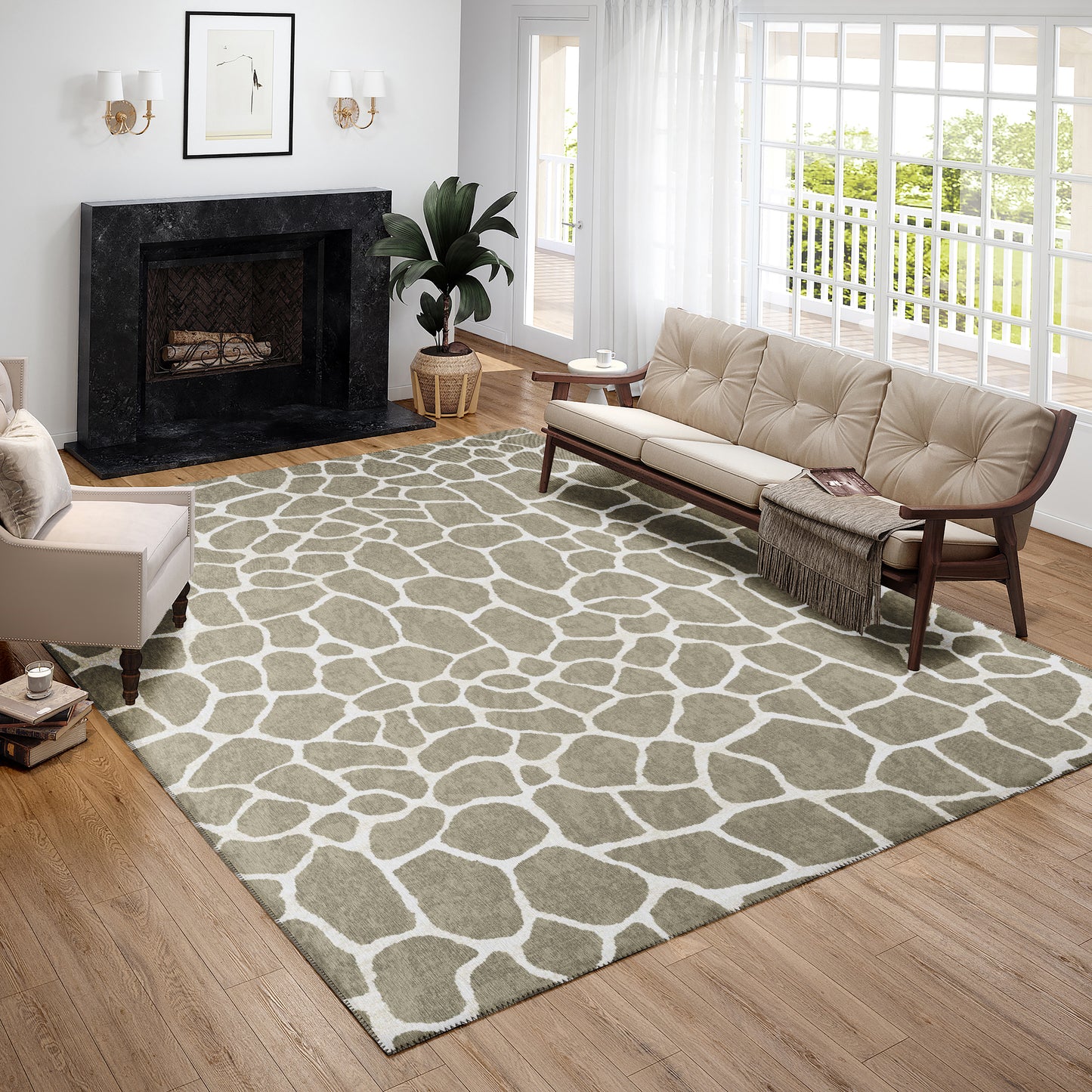 Mali ML4 Machine Made Synthetic Blend Indoor Area Rug by Dalyn Rugs