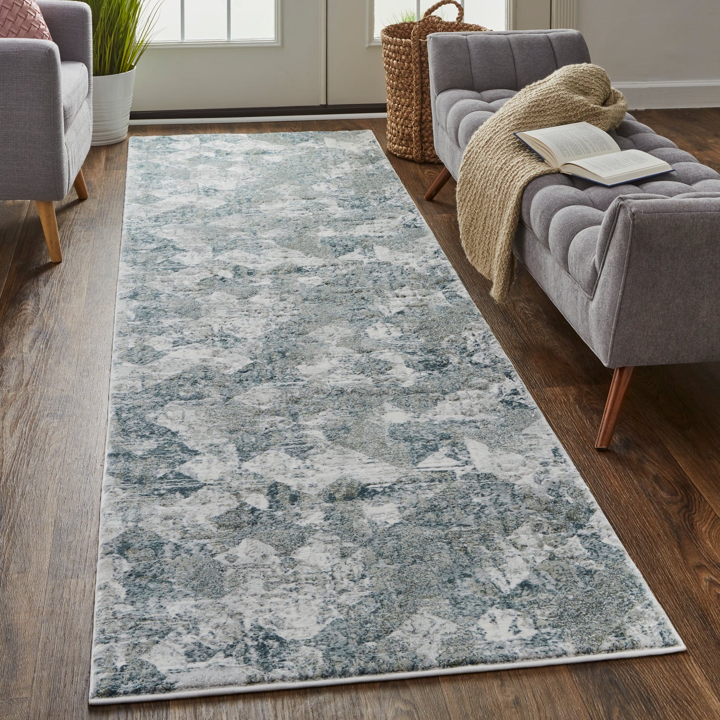 Atwell 3868F Machine Made Synthetic Blend Indoor Area Rug by Feizy Rugs