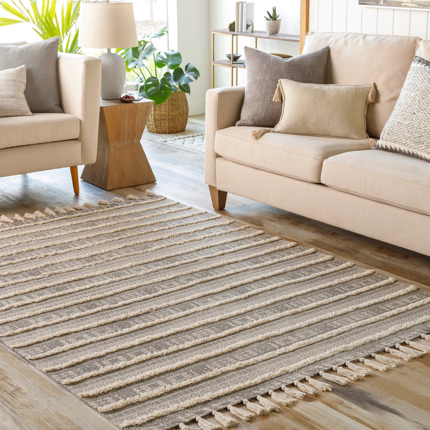 Calisa 27277 Hand Loomed Cotton Indoor Area Rug by Surya Rugs