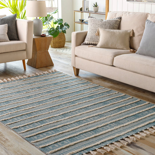 Calisa 27280 Hand Loomed Cotton Indoor Area Rug by Surya Rugs