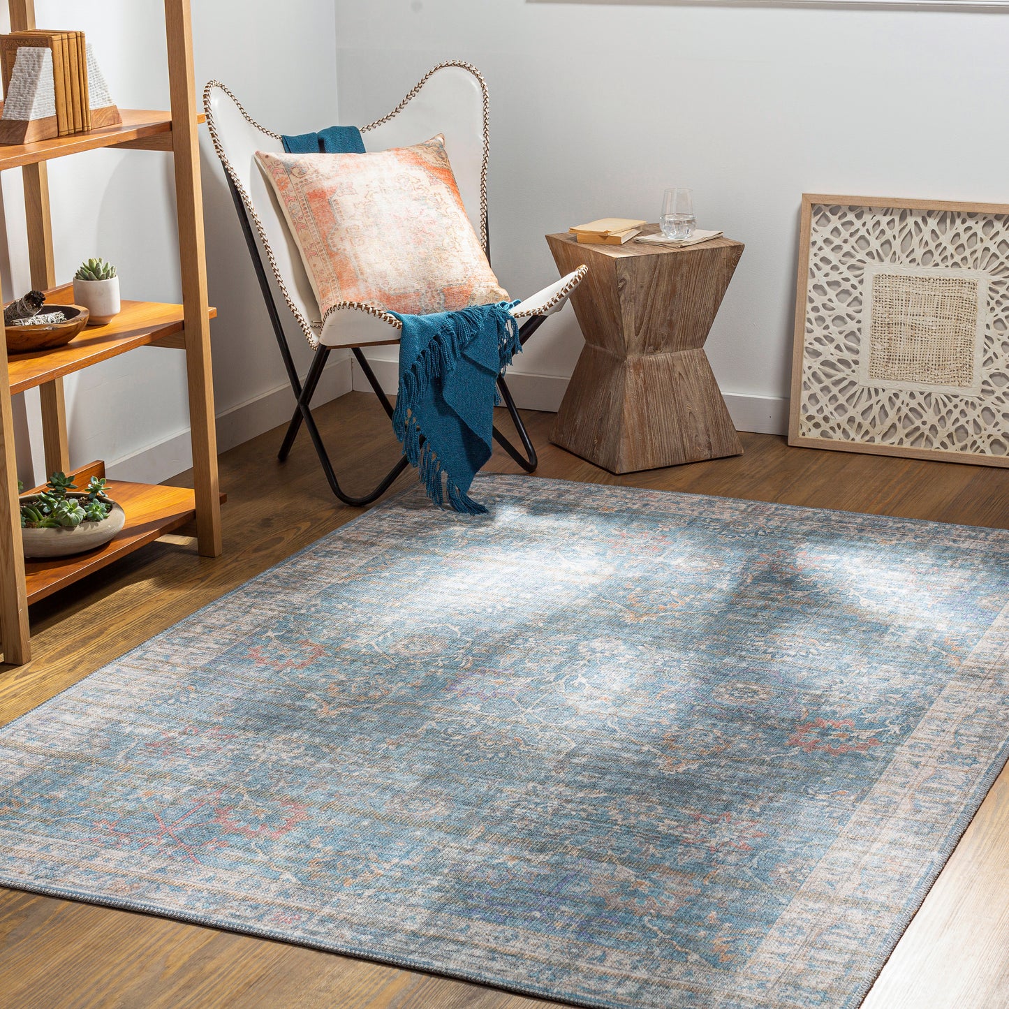 Cobb 29924 Machine Woven Synthetic Blend Indoor Area Rug by Surya Rugs