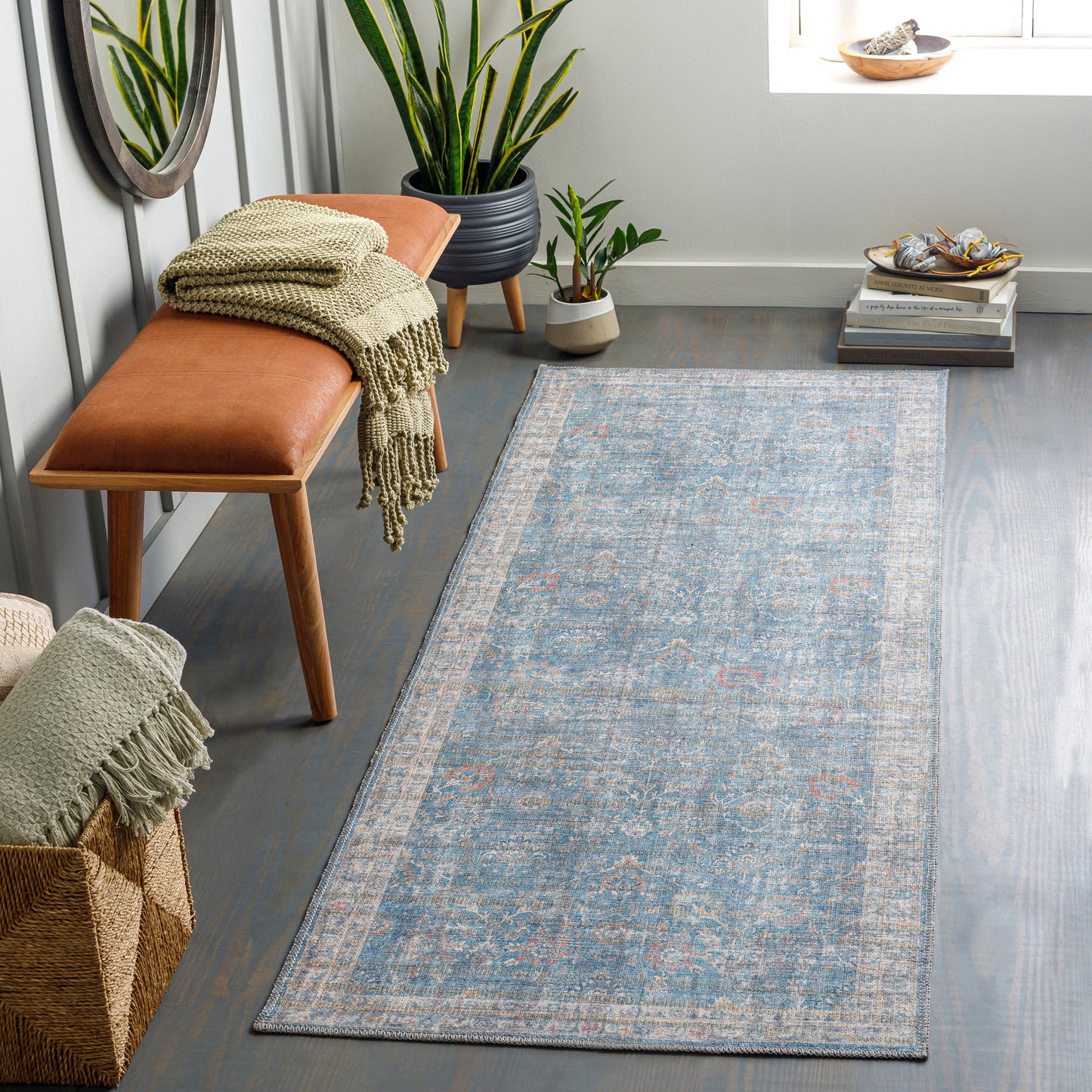 Cobb 29924 Machine Woven Synthetic Blend Indoor Area Rug by Surya Rugs