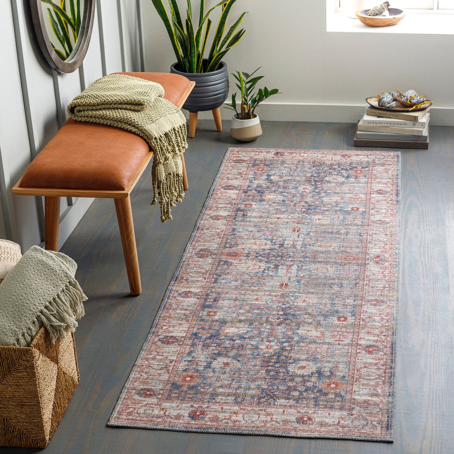 Cobb 29929 Machine Woven Synthetic Blend Indoor Area Rug by Surya Rugs
