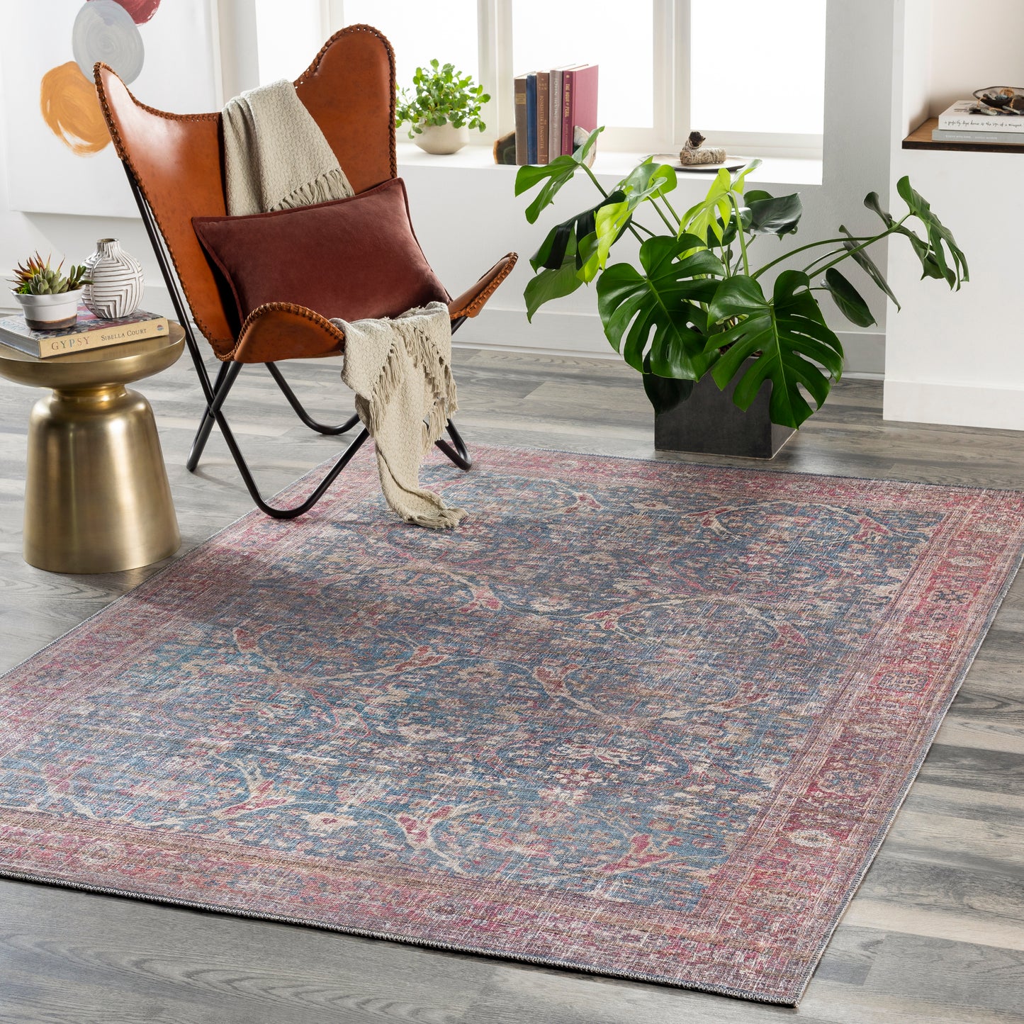 Cobb 30037 Machine Woven Synthetic Blend Indoor Area Rug by Surya Rugs