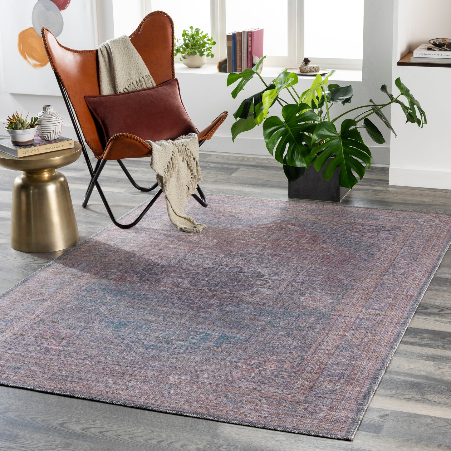 Cobb 30038 Machine Woven Synthetic Blend Indoor Area Rug by Surya Rugs