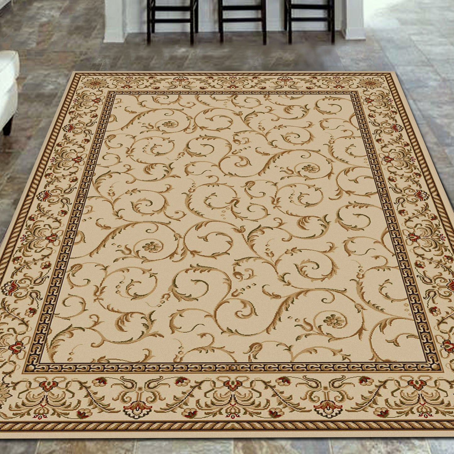 Como 1599 Machine Made Synthetic Blend Indoor Area Rug By Radici USA