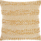 Outdoor Pillows VJ108 Synthetic Blend Wvn Stripes & Dots Throw Pillow From Mina Victory By Nourison Rugs