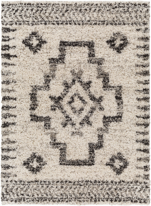 Capella shag 30441 Machine Woven Synthetic Blend Indoor Area Rug by Surya Rugs