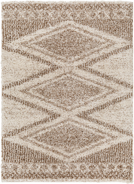 Capella shag 30442 Machine Woven Synthetic Blend Indoor Area Rug by Surya Rugs