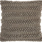Life Styles DC827 Synthetic Blend Woven Stripes Throw Pillow From Mina Victory By Nourison Rugs