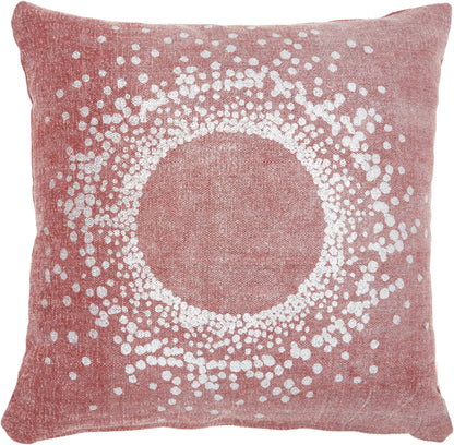 Life Styles GT626 Cotton Metallic Eclipse Throw Pillow From Mina Victory By Nourison Rugs