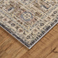 Grayson 3578F Machine Made Synthetic Blend Indoor Area Rug by Feizy Rugs