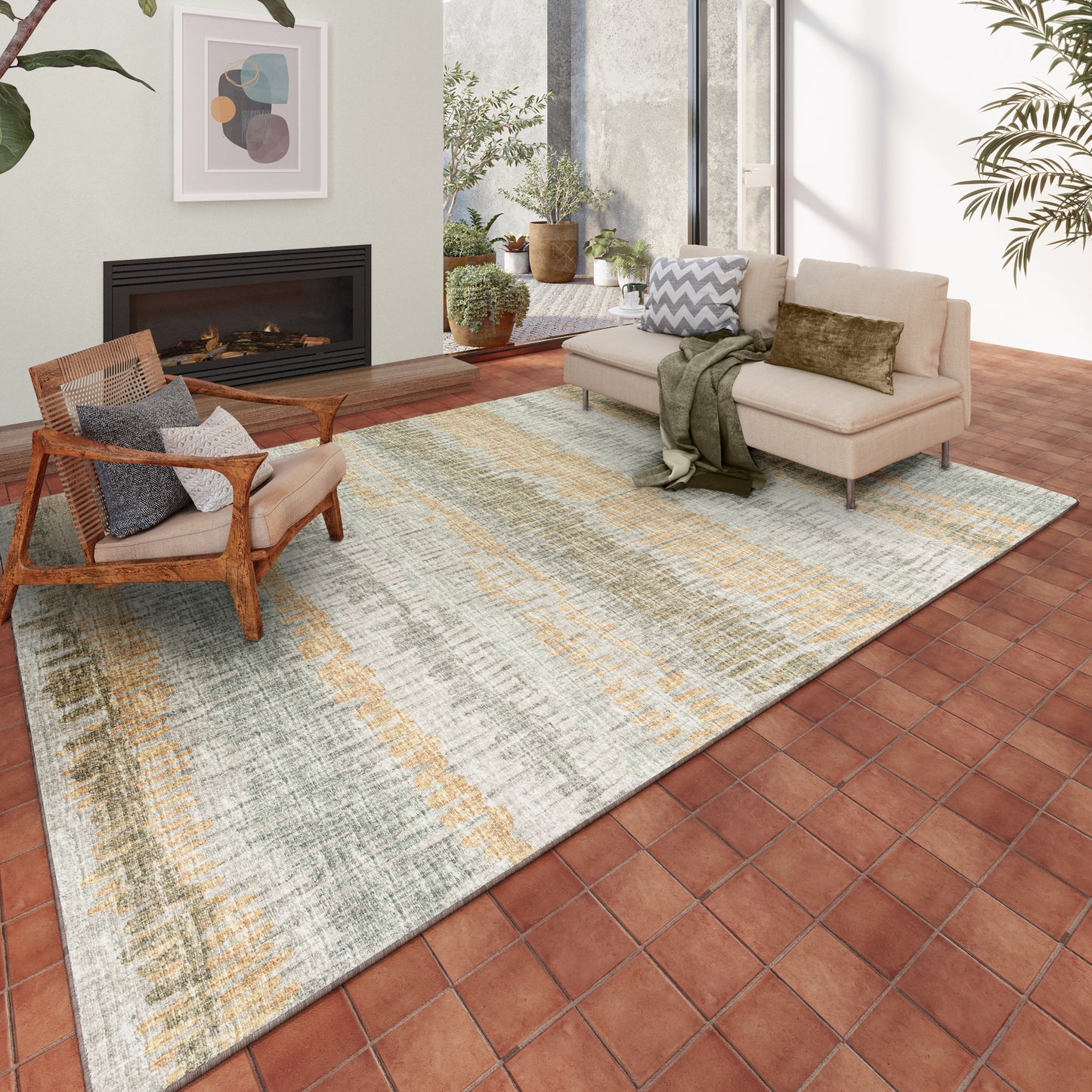 Winslow WL4 Tufted Synthetic Blend Indoor Area Rug by Dalyn Rugs