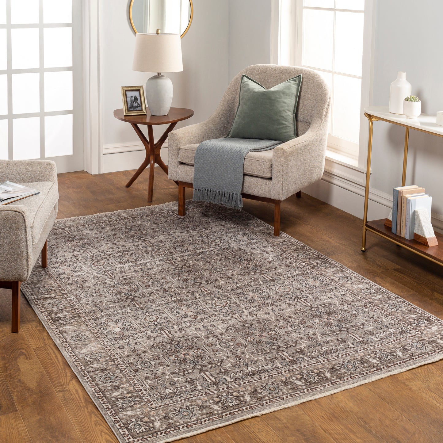 Carlisle 30757 Machine Woven Synthetic Blend Indoor Area Rug by Surya Rugs