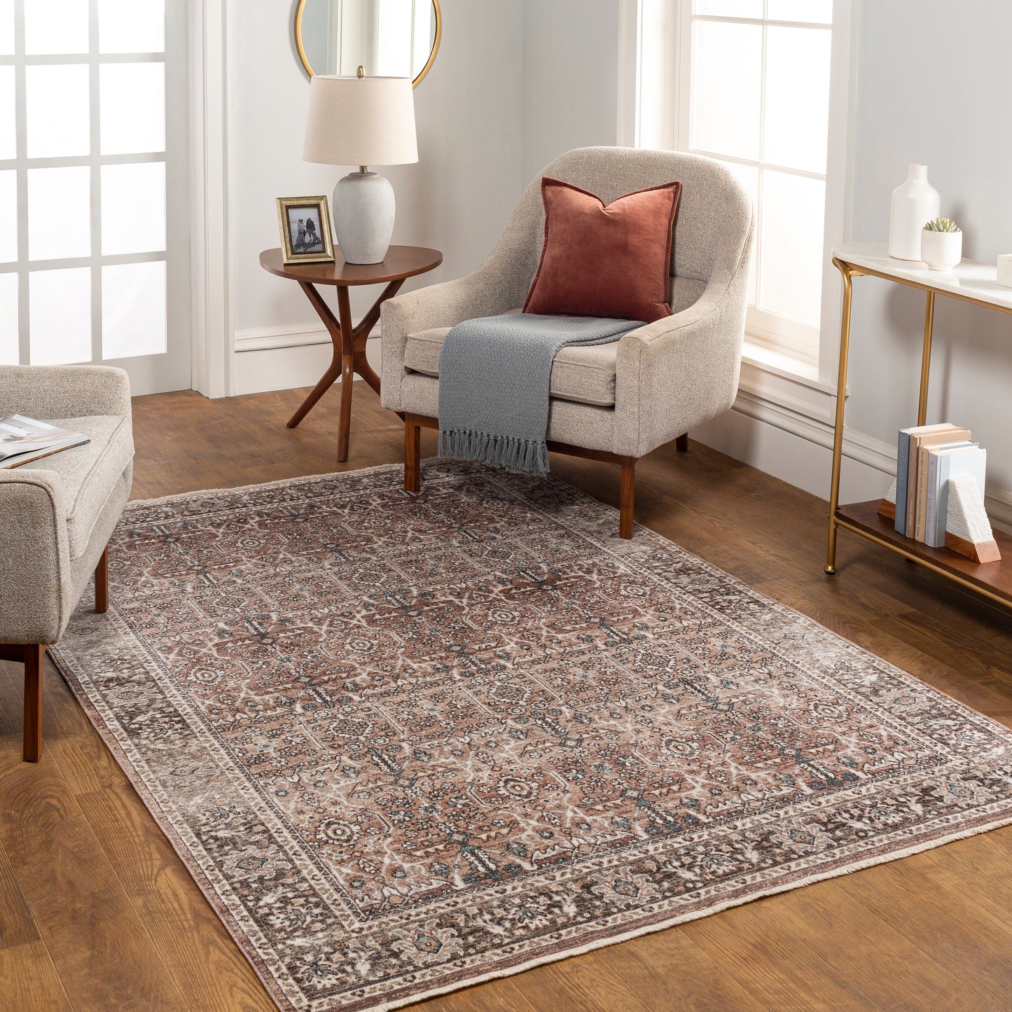 Carlisle 30757 Machine Woven Synthetic Blend Indoor Area Rug by Surya Rugs