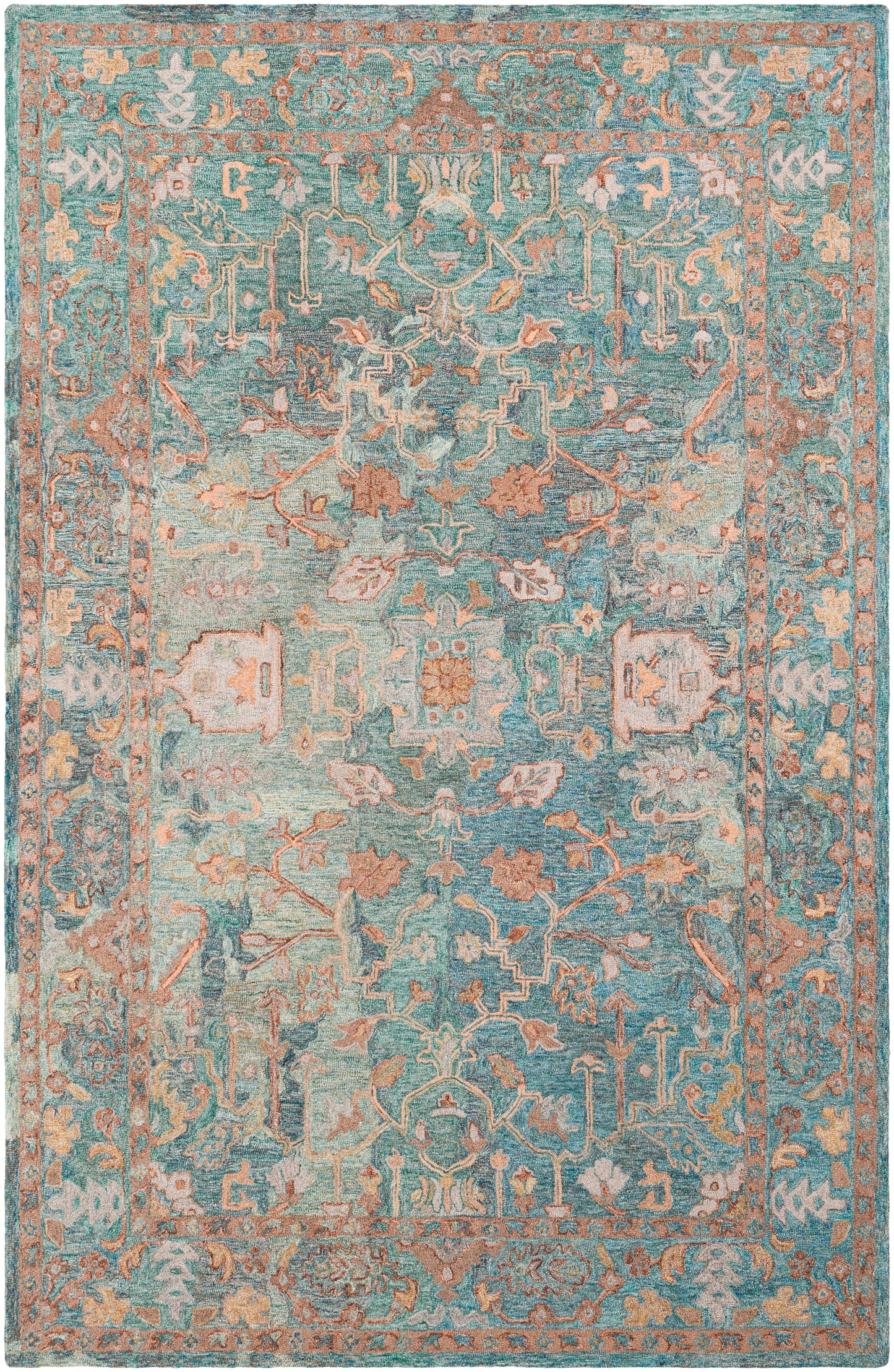 Classic Nouveau 21606 Hand Tufted Wool Indoor Area Rug by Surya Rugs