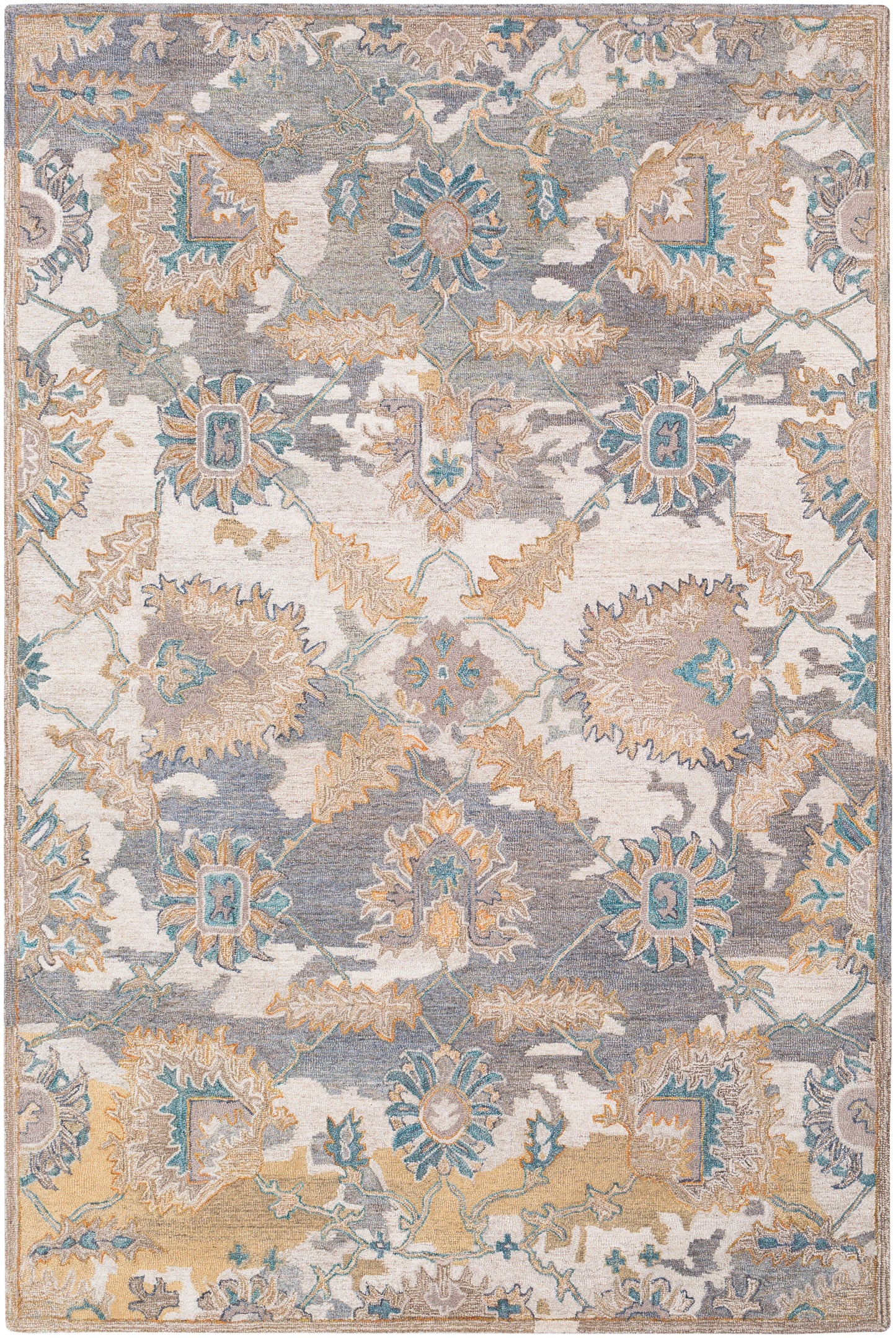 Classic Nouveau 21608 Hand Tufted Wool Indoor Area Rug by Surya Rugs