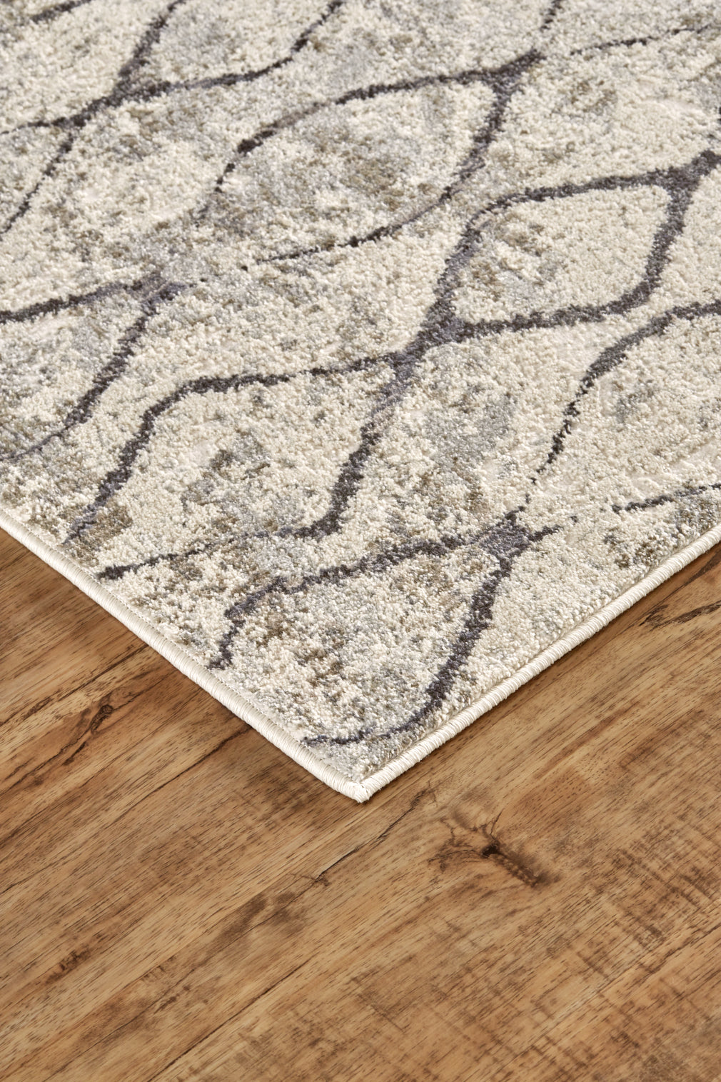 Kano 3872F Machine Made Synthetic Blend Indoor Area Rug by Feizy Rugs