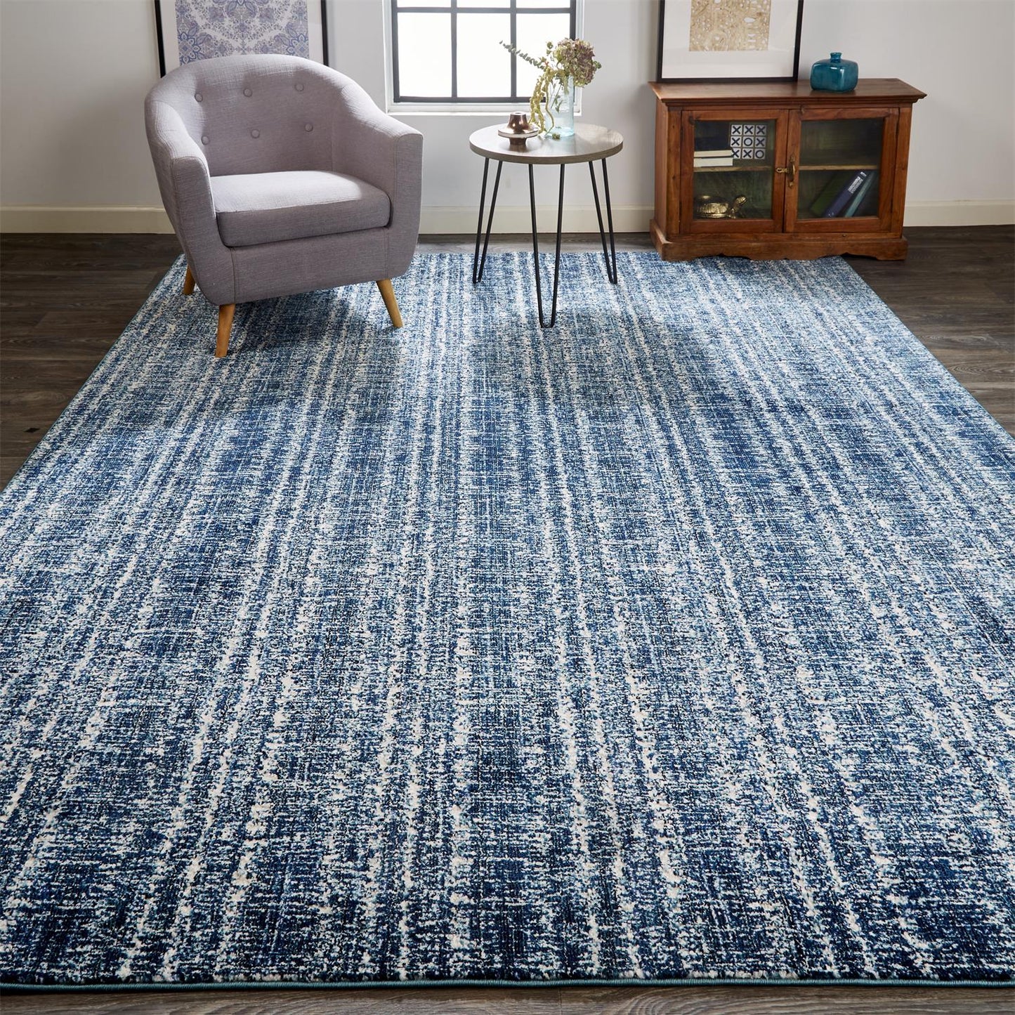 Remmy 3425F Machine Made Synthetic Blend Indoor Area Rug by Feizy Rugs