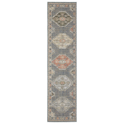 CYPRUS Medallion Power-Loomed Synthetic Blend Outdoor Area Rug by Oriental Weavers