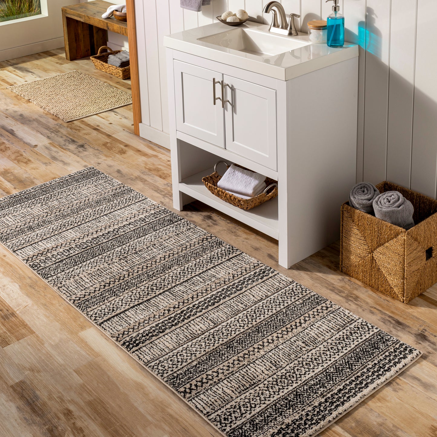 Cozy 30537 Machine Woven Synthetic Blend Indoor Area Rug by Surya Rugs