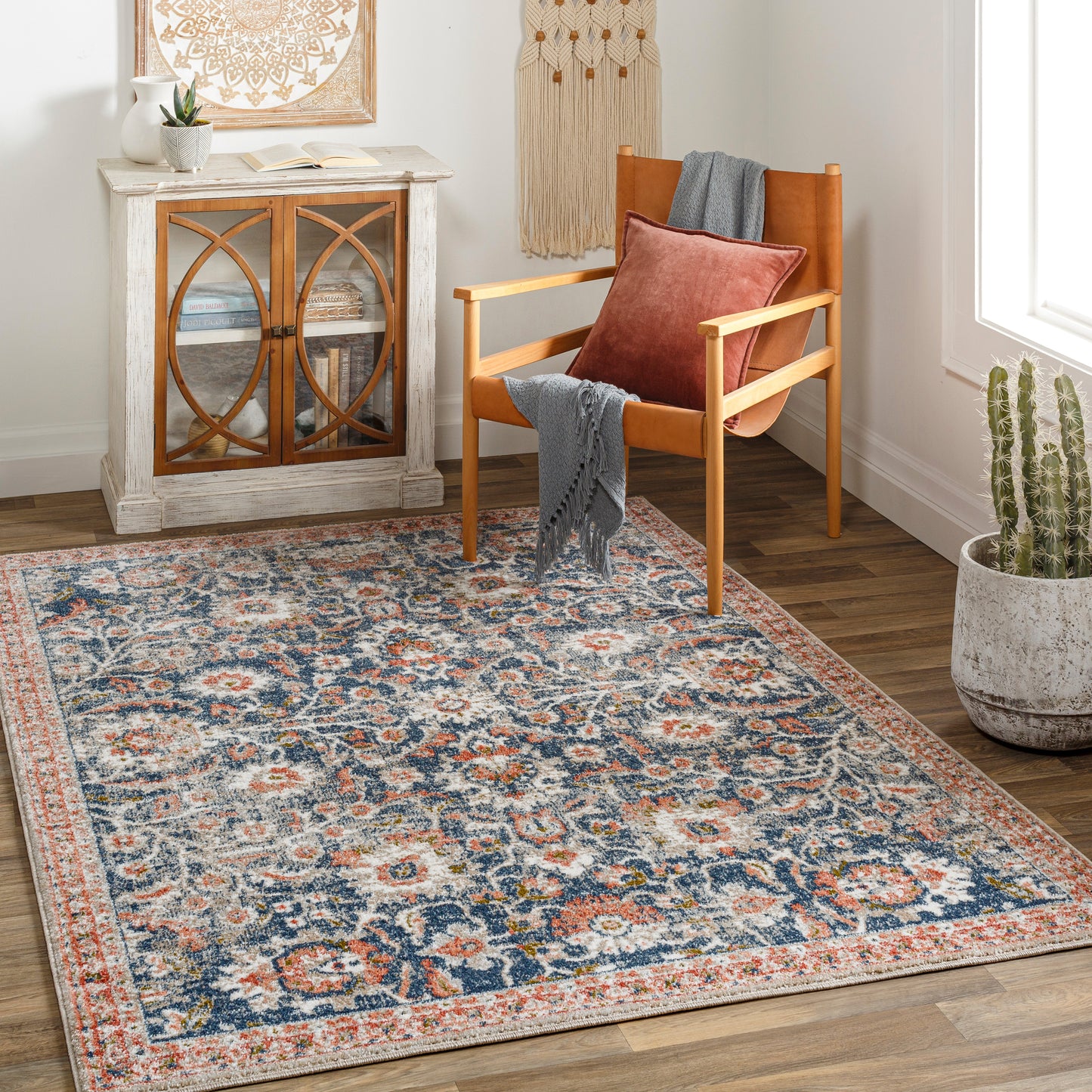 Davaro 30501 Machine Woven Synthetic Blend Indoor Area Rug by Surya Rugs