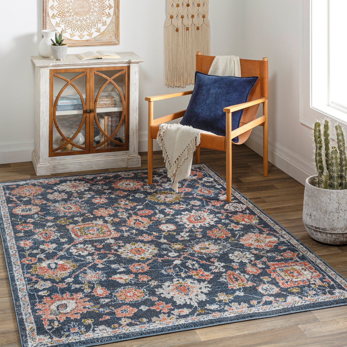 Davaro 30510 Machine Woven Synthetic Blend Indoor Area Rug by Surya Rugs