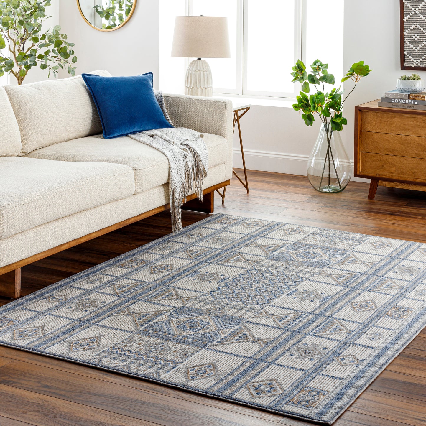 Delphi 31737 Machine Woven Synthetic Blend Indoor Area Rug by Surya Rugs