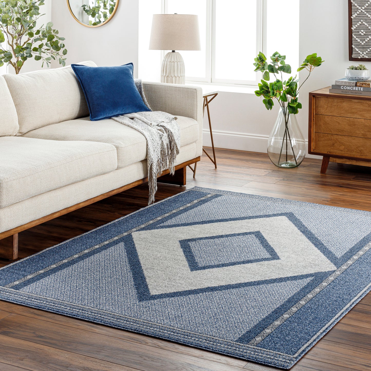 Delphi 31738 Machine Woven Synthetic Blend Indoor Area Rug by Surya Rugs