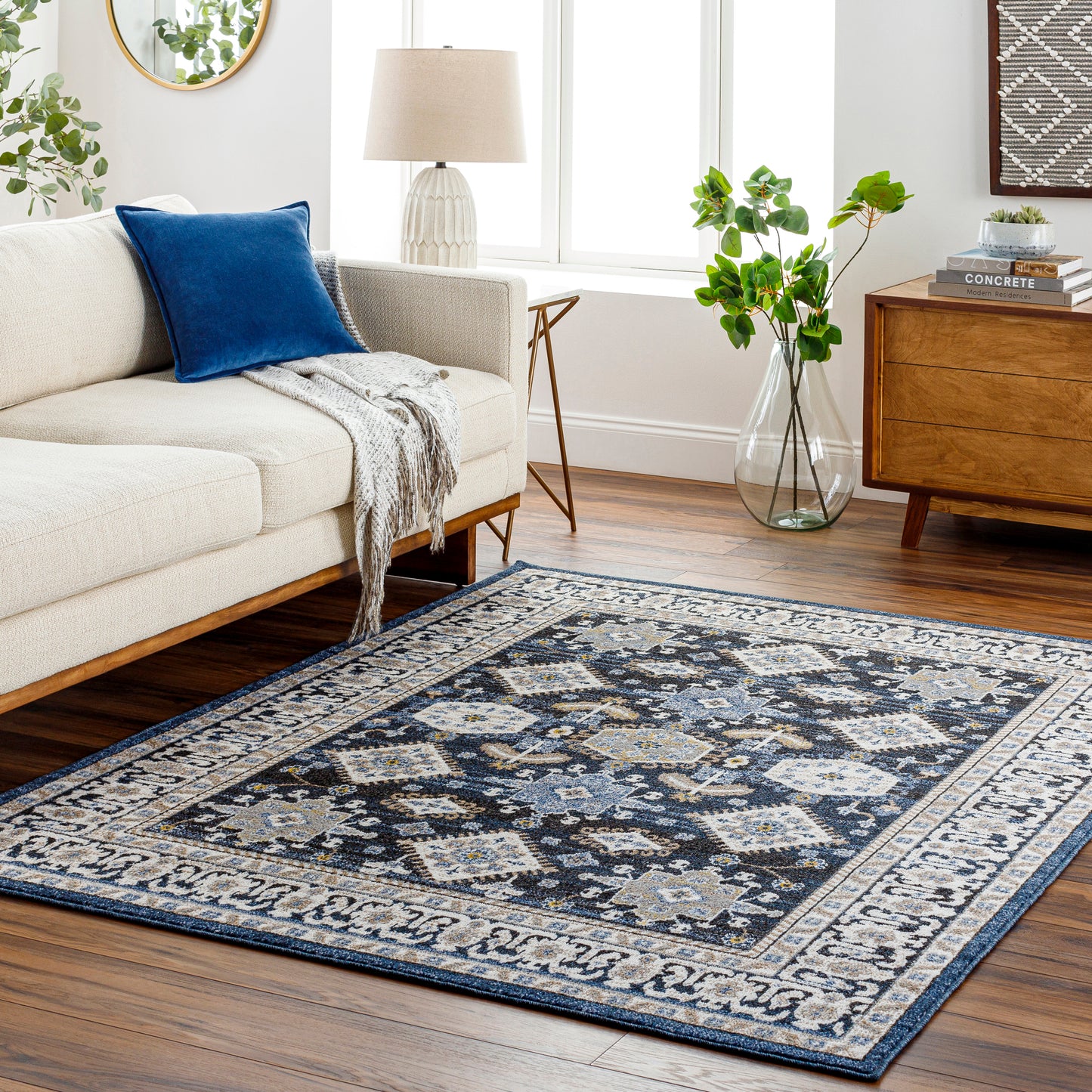 Delphi 31742 Machine Woven Synthetic Blend Indoor Area Rug by Surya Rugs