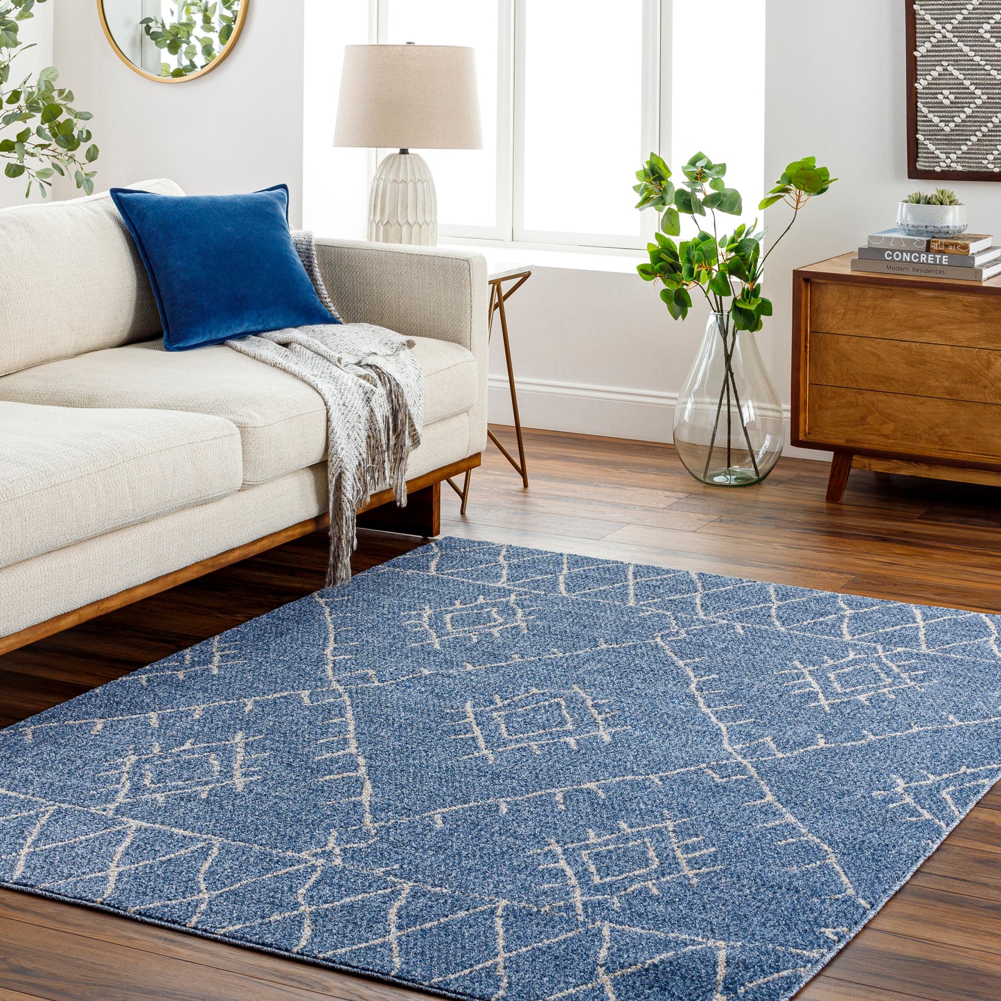 Delphi 31745 Machine Woven Synthetic Blend Indoor Area Rug by Surya Rugs