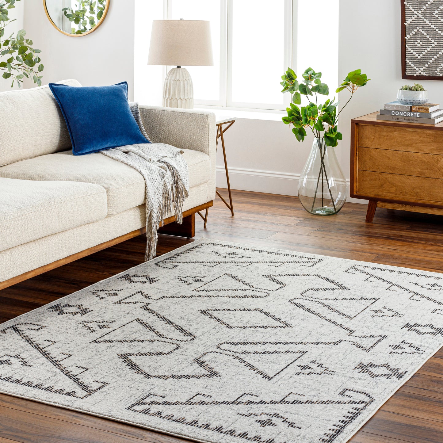 Delphi 31746 Machine Woven Synthetic Blend Indoor Area Rug by Surya Rugs