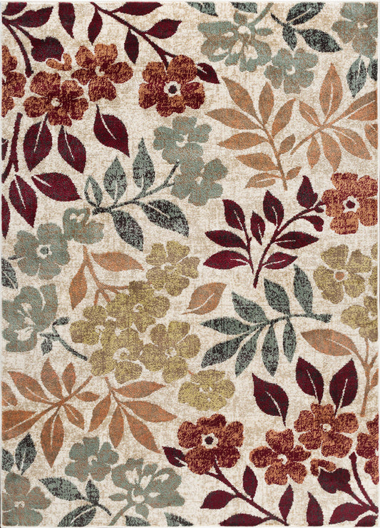 Deco-DCO13 Cut Pile Synthetic Blend Indoor Area Rug by Tayse Rugs
