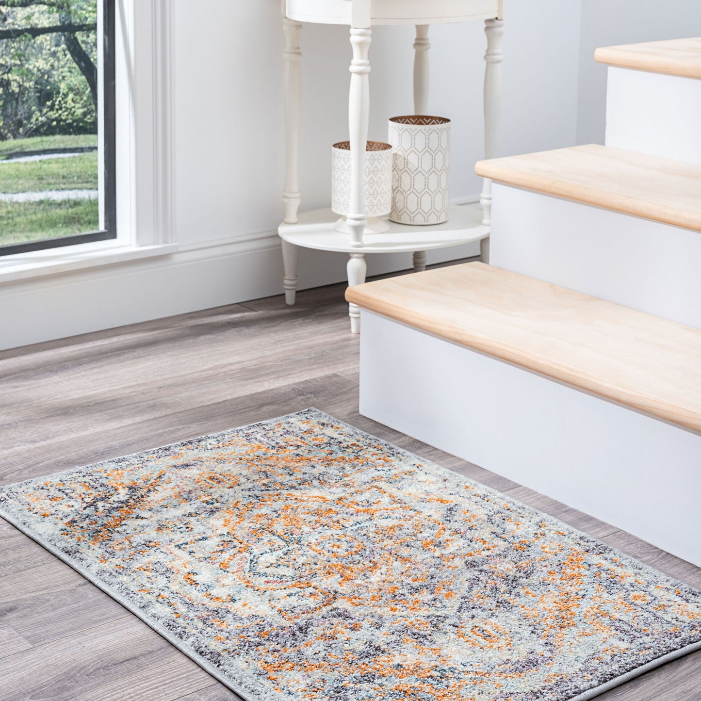 Wakefield-WFL41 Cut Pile Synthetic Blend Indoor Area Rug by Tayse Rugs