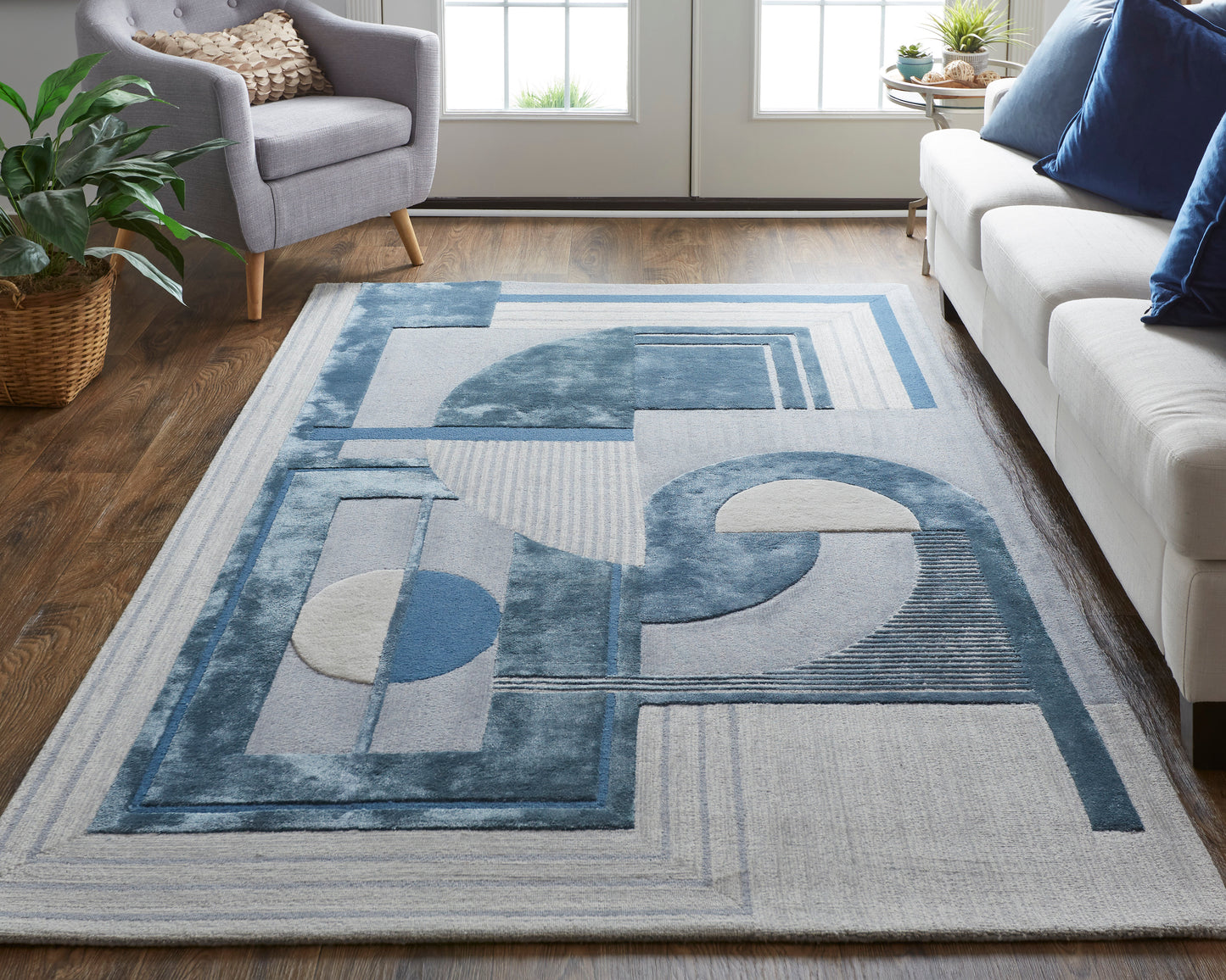 Nash 8849F Hand Tufted Wool Indoor Area Rug by Feizy Rugs