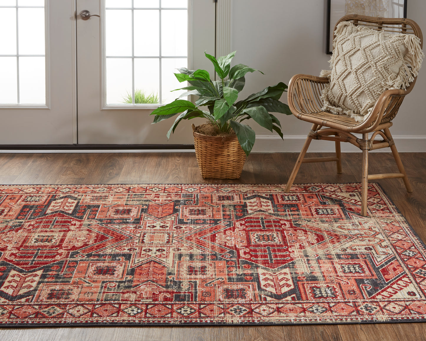 Nolan 39BZF Power Loomed Synthetic Blend Indoor Area Rug by Feizy Rugs